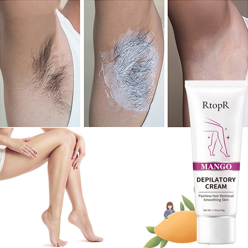 Mango Men's And Women's Hair Removal Cream Whitening Legs And Armpits - Mubimart -  