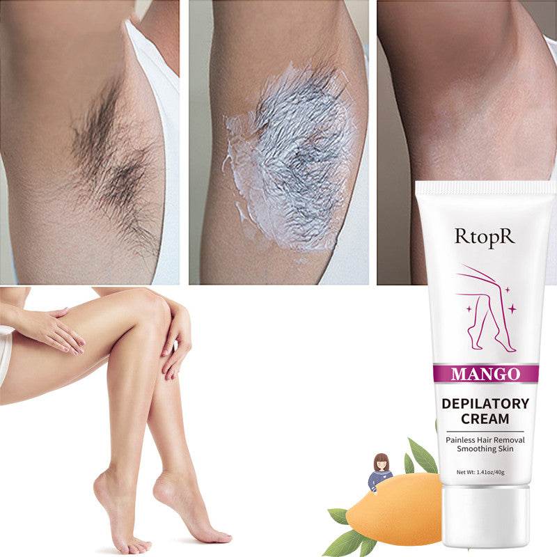 Mango Men's And Women's Hair Removal Cream Whitening Legs And Armpits - Mubimart