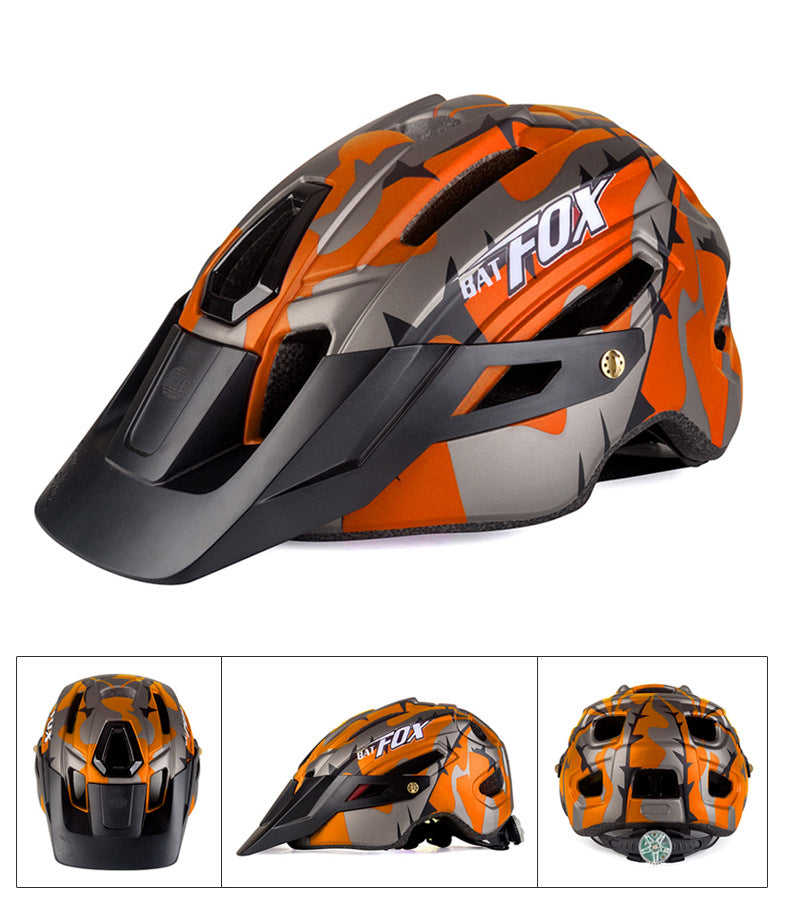 Manta Raccoon Bicycle Mountain Bike Integrated Riding Helmet - Mubimart - Bicycle Helmet 