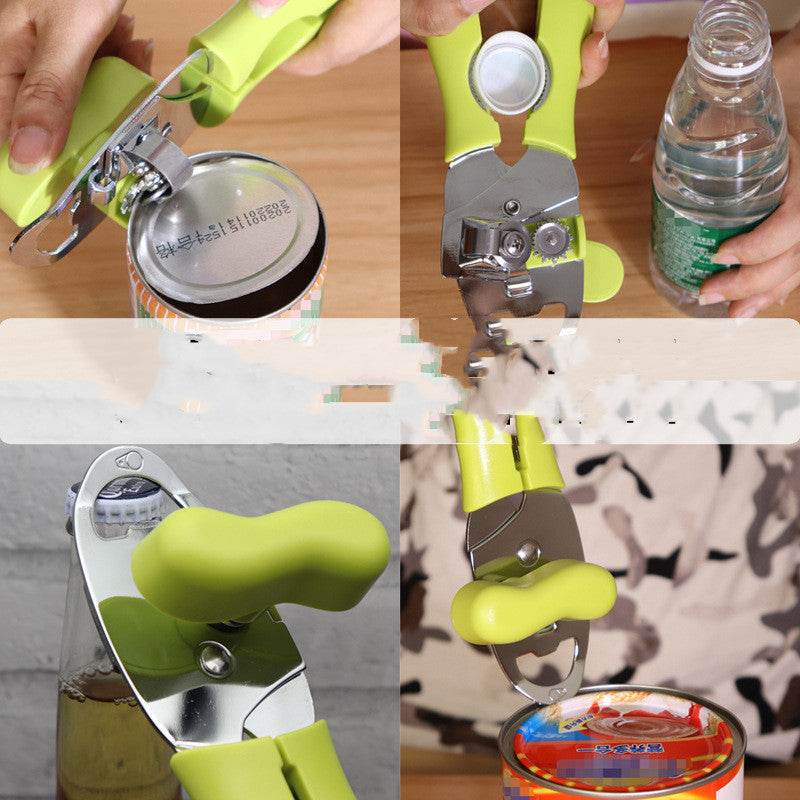 Manual Can Opener Screw Cap Bottle Opener - Mubimart