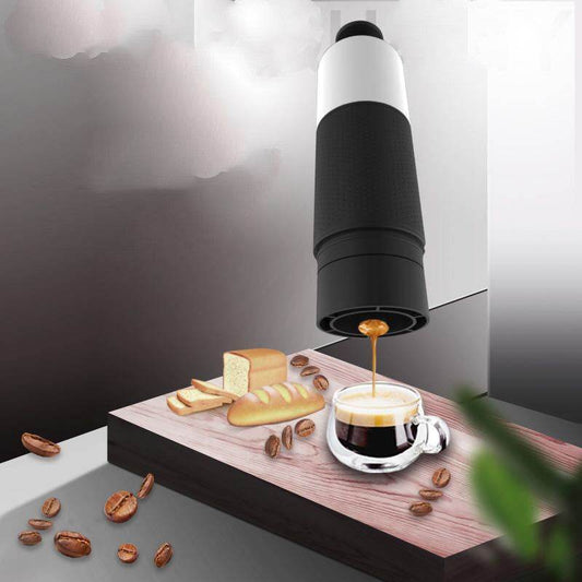 Manual Coffee Maker Machine Hand Pressure Portable Capsules Coffee Machine - Mubimart