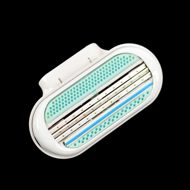 Manual Lady's Three-layer Razor  Hair Removal Blade - Mubimart -  