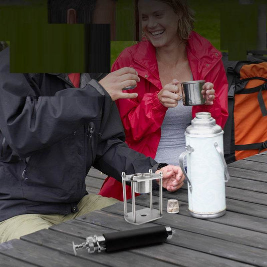 Manual Stainless Steel Semi-Automatic Pull Rod Espresso Machine Tool - Mubimart