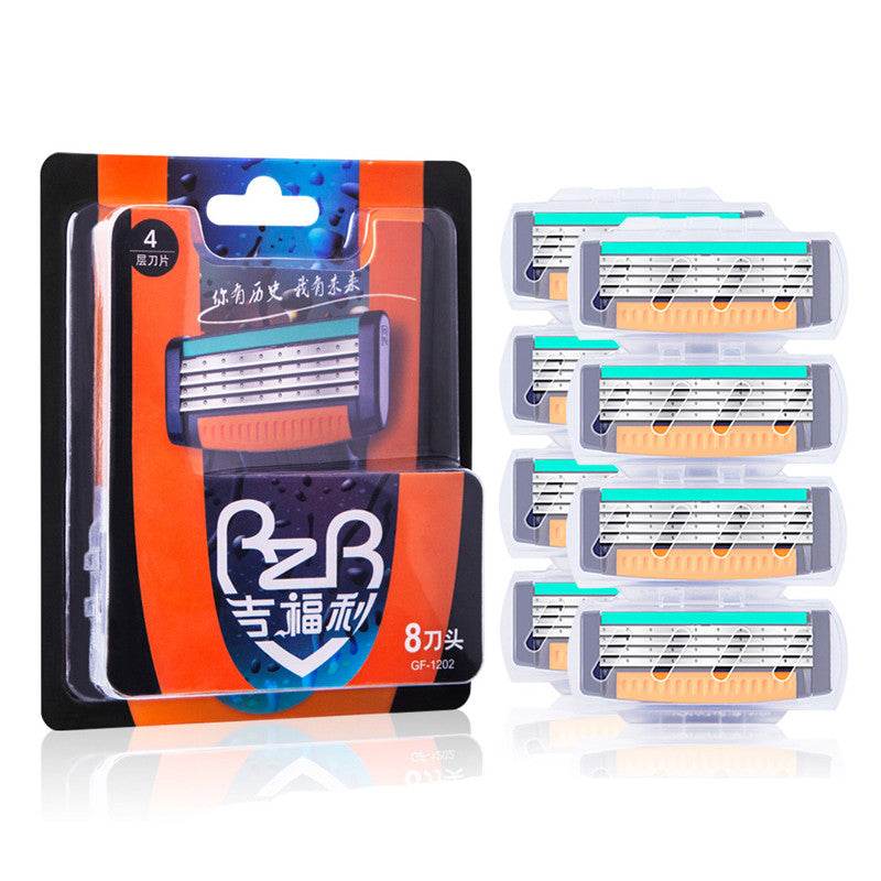 Manual razor 4-layer razor blade - Mubimart