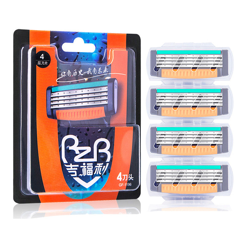 Manual razor 4-layer razor blade - Mubimart -  