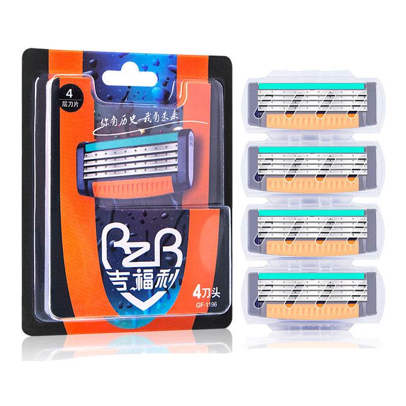 Manual razor 4-layer razor blade - Mubimart