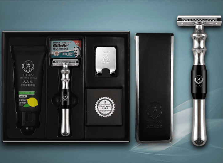 Manual razor double-sided full metal - Mubimart