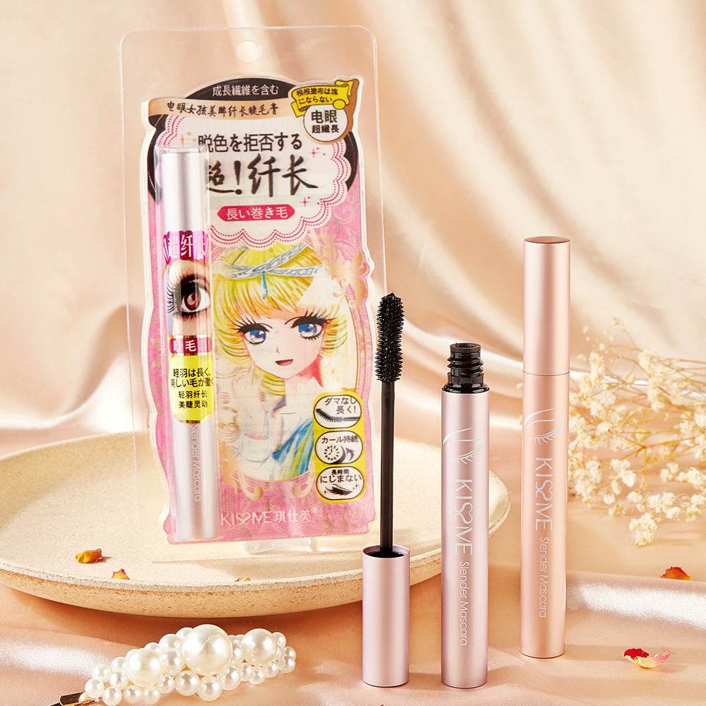 Mascara Waterproof Elongated Non-smudge Long-lasting Slender - Mubimart