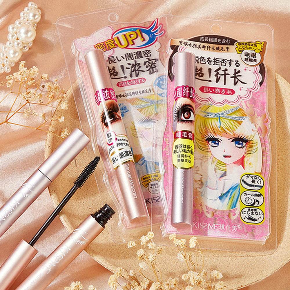 Mascara Waterproof Elongated Non-smudge Long-lasting Slender - Mubimart