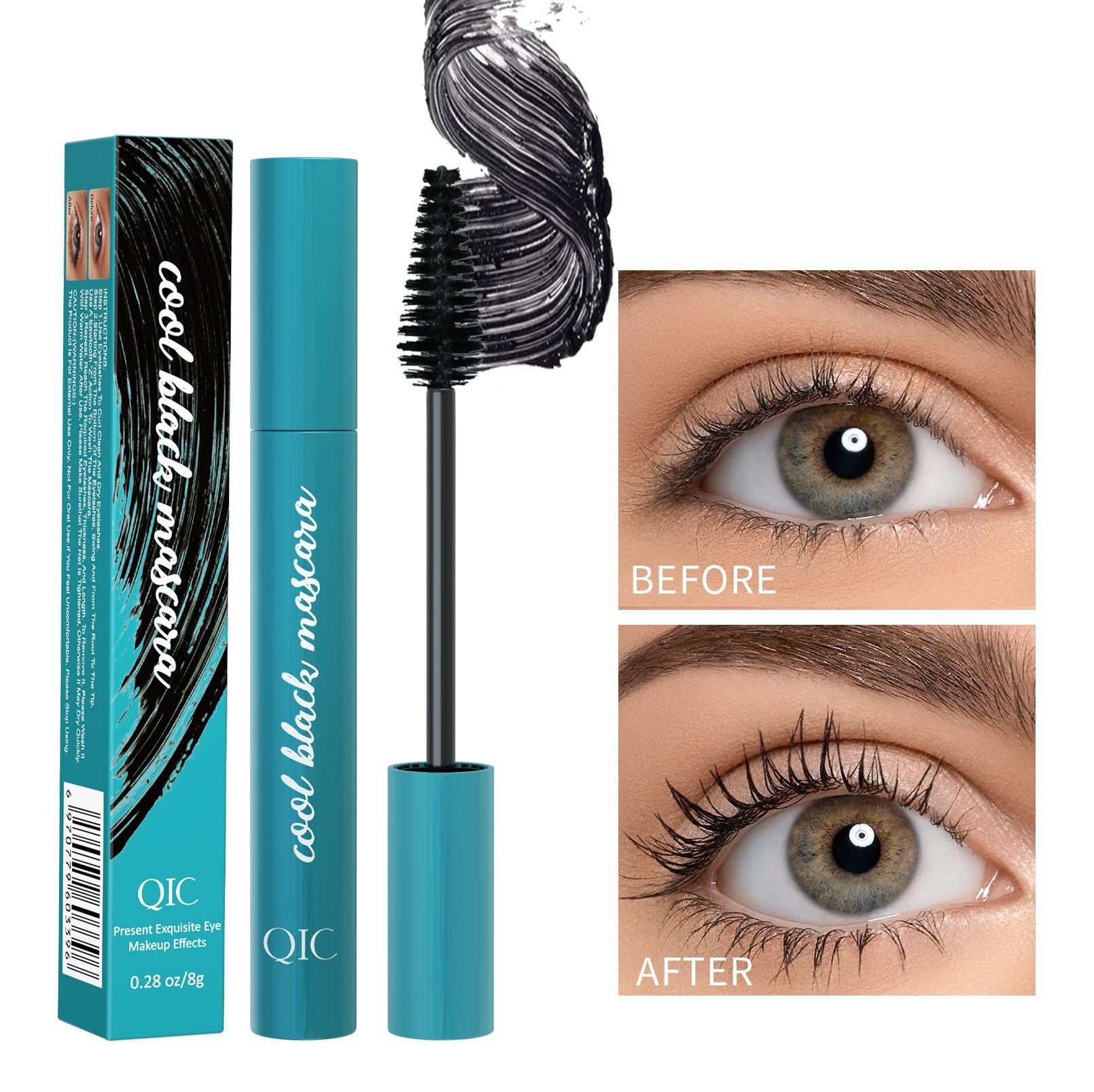 Mascara Waterproof Not Smudge - Mubimart -  