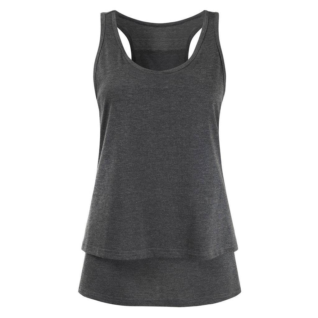 Maternity Blouse Pregnant Women Casual Sleeveless - Mubimart
