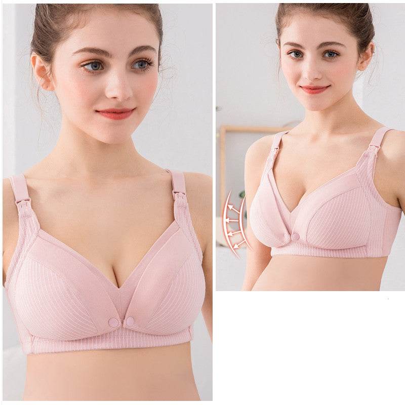 Maternity Underwear No Steel Ring Nursing Bra - Mubimart