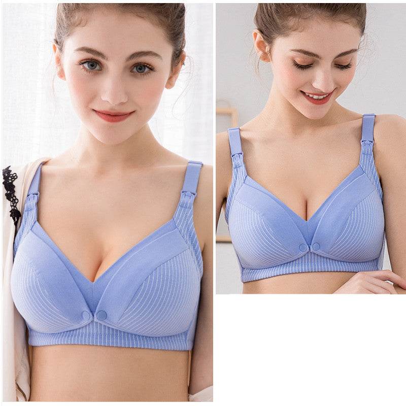 Maternity Underwear No Steel Ring Nursing Bra - Mubimart