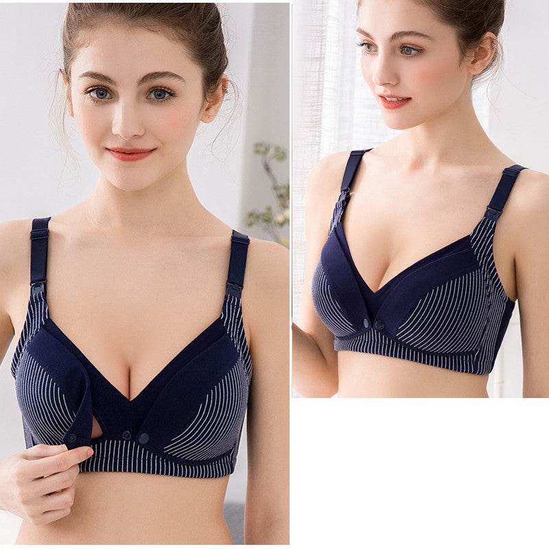 Maternity Underwear No Steel Ring Nursing Bra - Mubimart