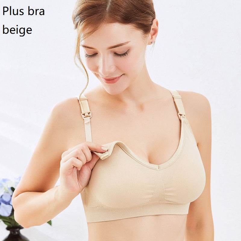 Maternity nursing bra breastfeeding bra pregnant women underwear yoga bra - Mubimart