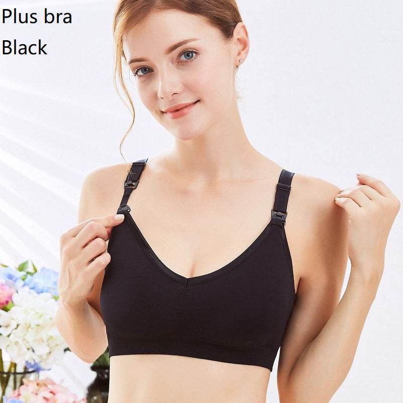 Maternity nursing bra breastfeeding bra pregnant women underwear yoga bra - Mubimart