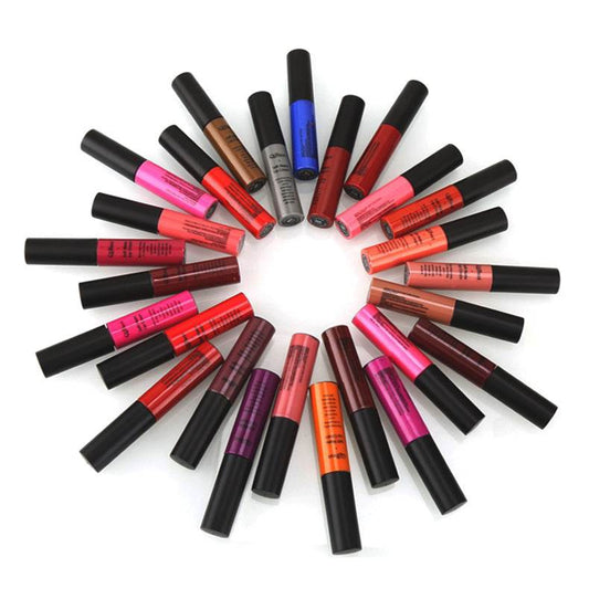Matte Non-Stick Cup Non-Fading Lip Gloss Matte Liquid Lipstick - Mubimart