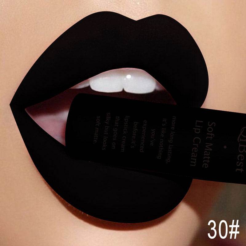 Matte Non-Stick Cup Non-Fading Lip Gloss Matte Liquid Lipstick - Mubimart