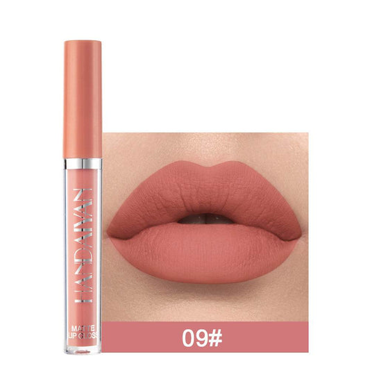 Matte Non-stick Cup Lip Gloss, Non-fading Matte Liquid Lipstick - Mubimart
