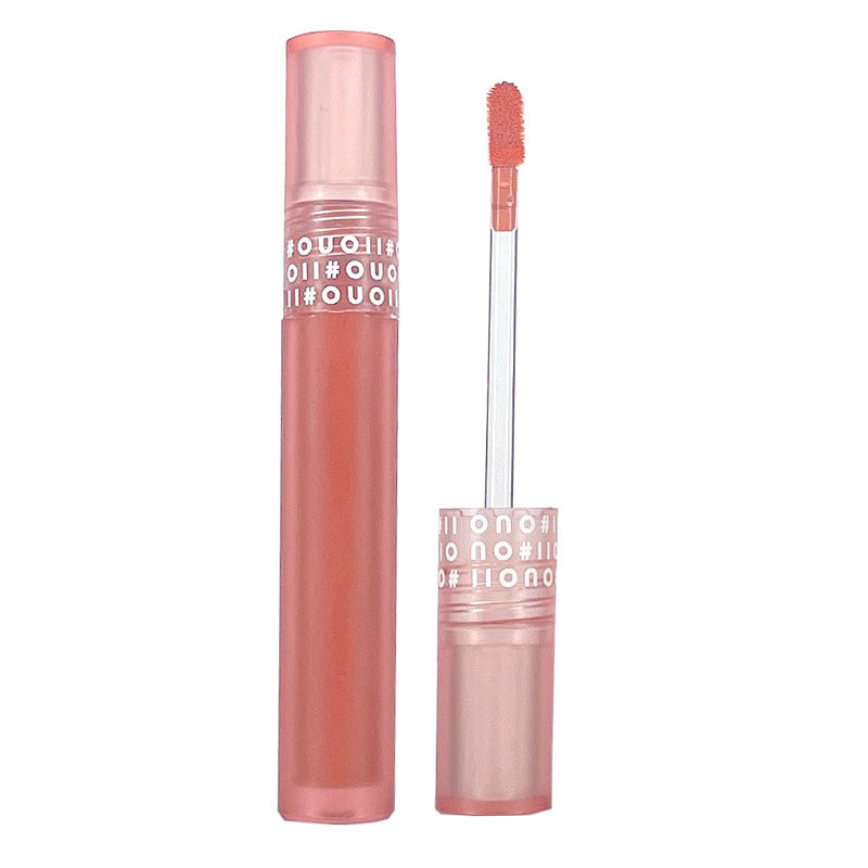 Matte Non-stick Cup Soft Mist Cinnamon Oolong Glaze Moisturizing Moisturizing Lip Glaze - Mubimart -  