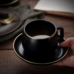 Matte ceramic coffee mug - Mubimart -  