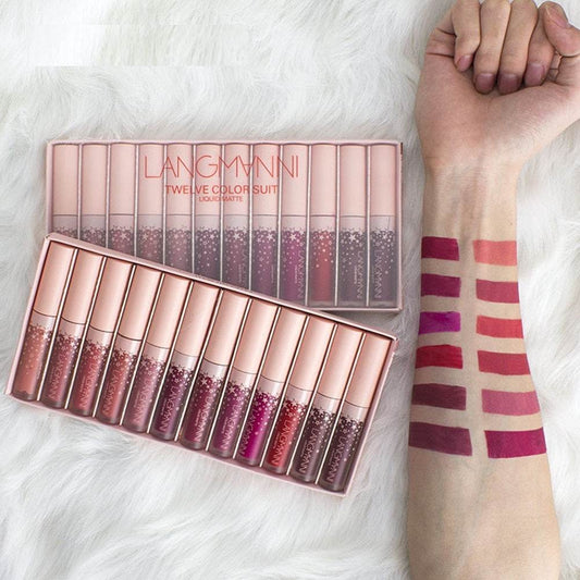Matte lip gloss liquid lipstick - Mubimart