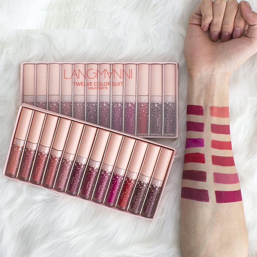 Matte lip gloss liquid lipstick - Mubimart - Lip Stick 