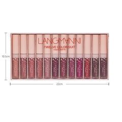 Matte lip gloss liquid lipstick - Mubimart -  