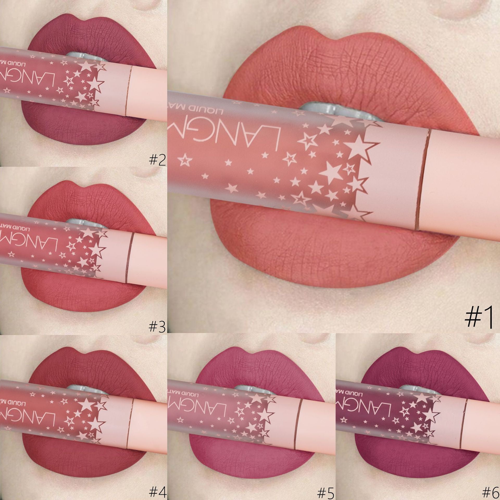 Matte lip gloss liquid lipstick - Mubimart -  