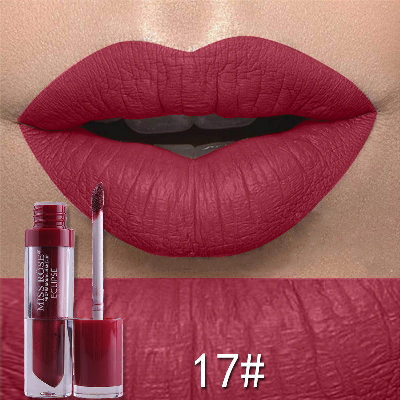 Matte not stick to cup lip gloss - Mubimart -  