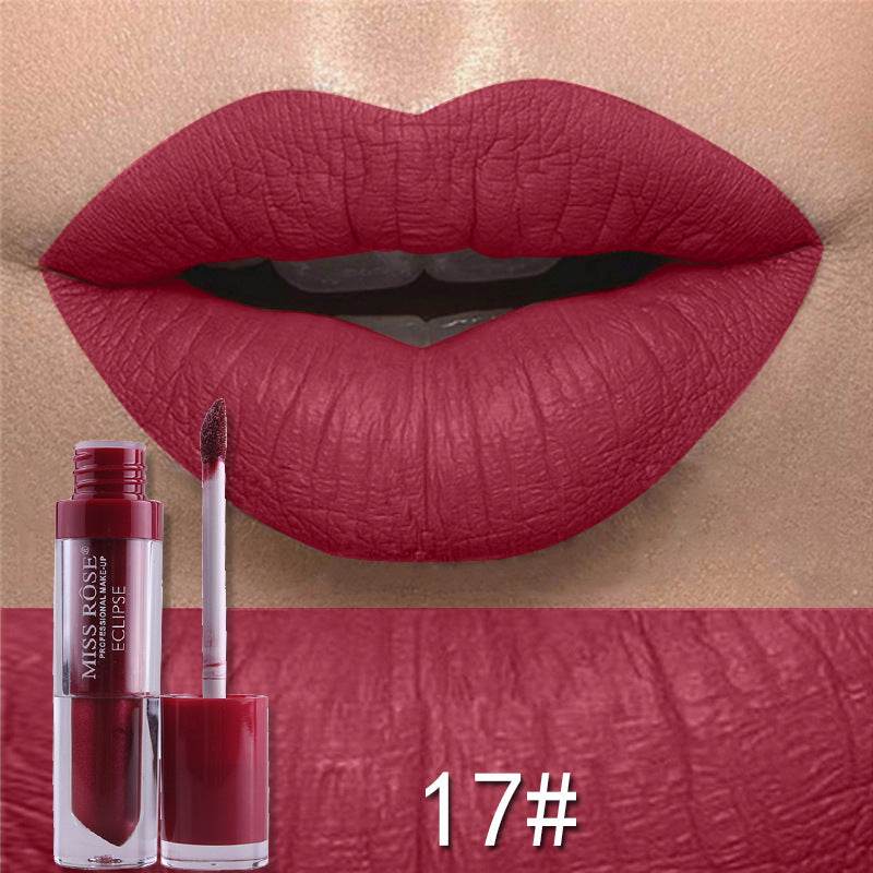 Matte not stick to cup lip gloss - Mubimart