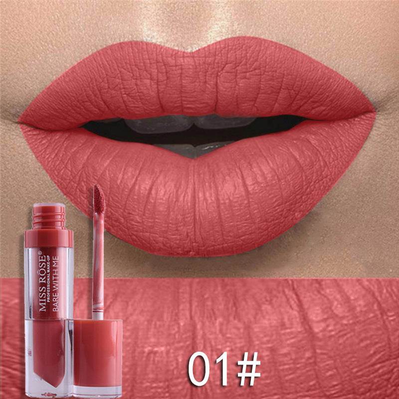 Matte not stick to cup lip gloss - Mubimart