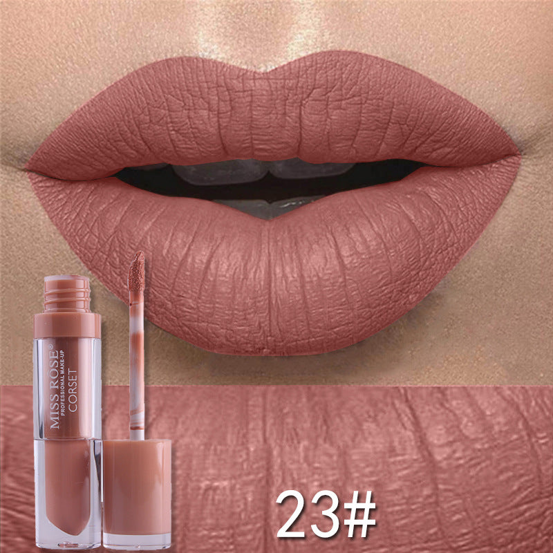 Matte not stick to cup lip gloss - Mubimart -  