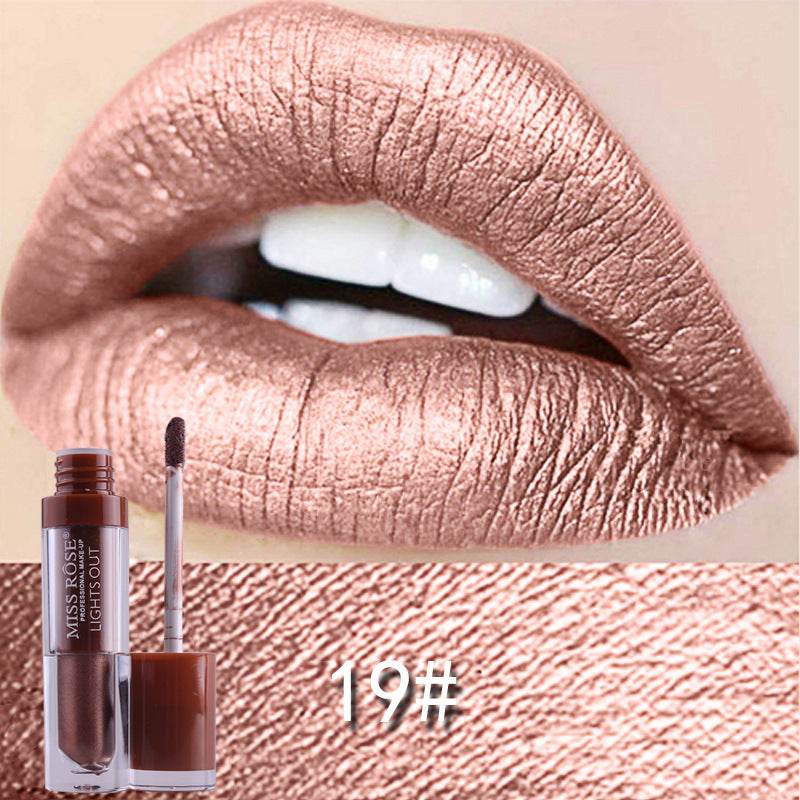 Matte not stick to cup lip gloss - Mubimart