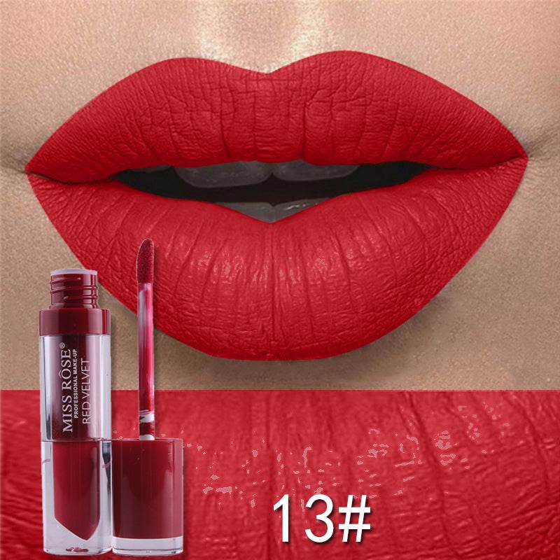 Matte not stick to cup lip gloss - Mubimart