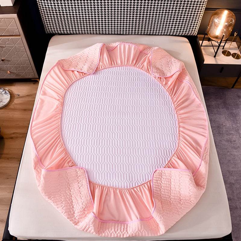 Mattress Protection Non-slip Fixed Dust Bed Cover - Mubimart