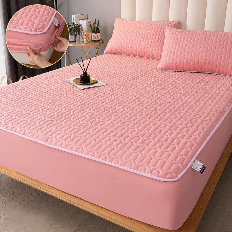 Mattress Protection Non-slip Fixed Dust Bed Cover - Mubimart
