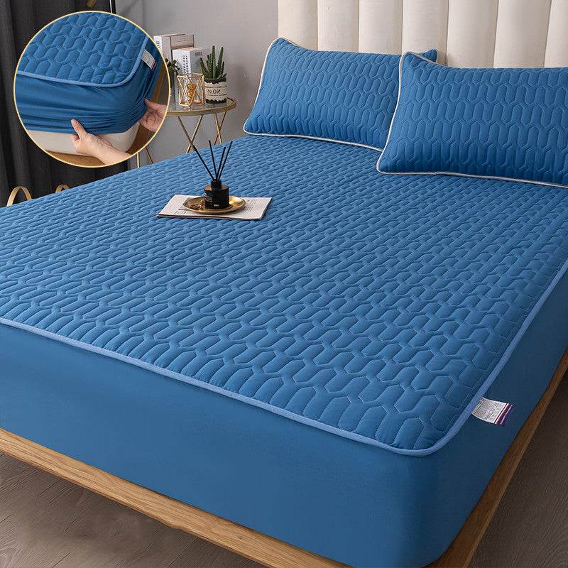 Mattress Protection Non-slip Fixed Dust Bed Cover - Mubimart