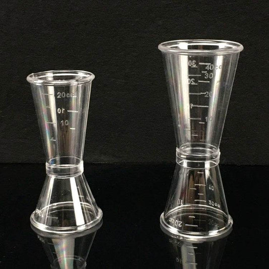 Measuring Cup Double-headed Plastic Oz Cup Milk Tea Coffee Mixing Cup - Mubimart