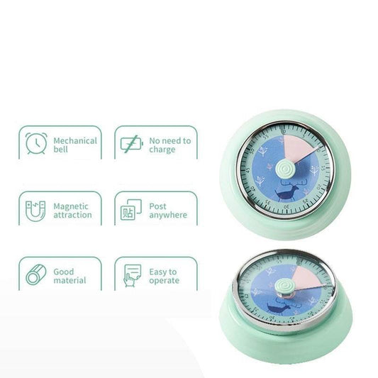 Mechanical Timer Kitchen Reminder With Magnet Timer - Mubimart