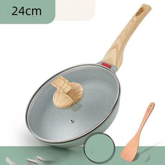 Medical Stone Flat Non-stick Pan Household Induction Cooker Universal - Mubimart