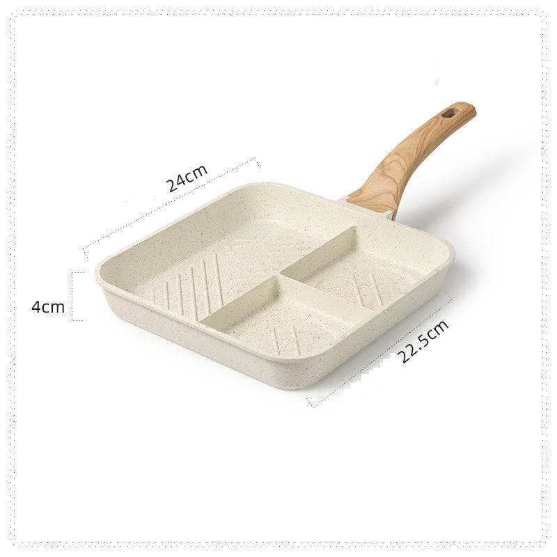 Medical Stone Frying Pan Egg Frying Pan Breakfast Pot Special Convenient Omelet Tool Steak Pan Non-stick Pan Fat Reduction - Mubimart