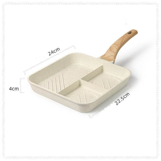 Medical Stone Frying Pan Egg Frying Pan Breakfast Pot Special Convenient Omelet Tool Steak Pan Non-stick Pan Fat Reduction - Mubimart
