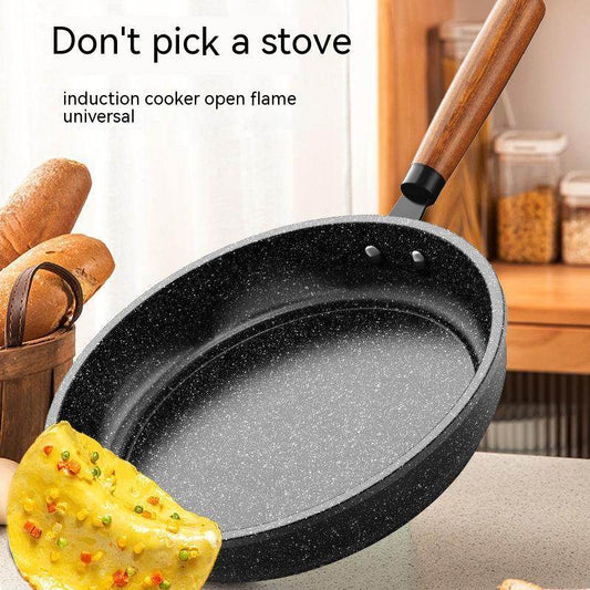Medical Stone Frying Pan Non-stick Multi-functional Pan Light Oil Smoke Griddle - Mubimart