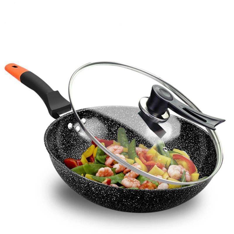 Medical Stone Pot Titanium Frying Pan Home Cooking Pot - Mubimart