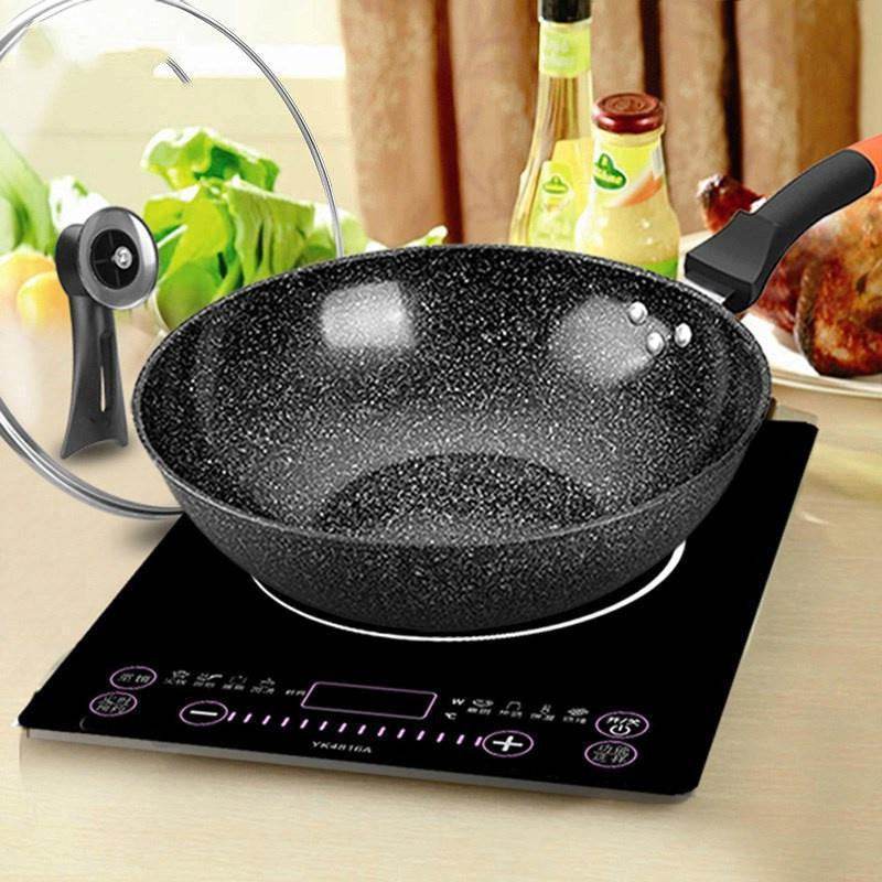 Medical Stone Pot Titanium Frying Pan Home Cooking Pot - Mubimart