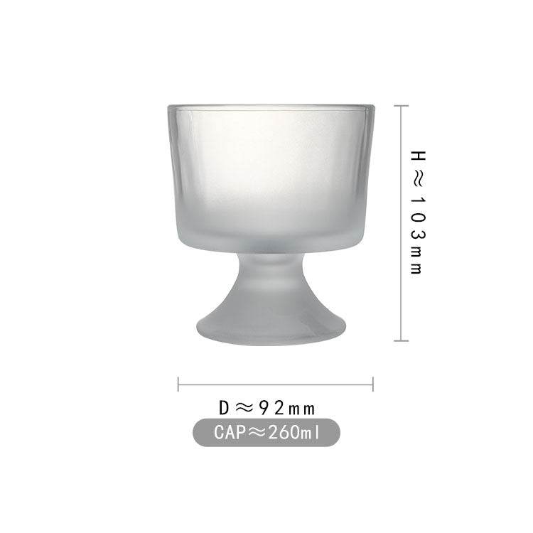 Medieval Vintage Glass Bowl Ice Cream Dessert - Mubimart