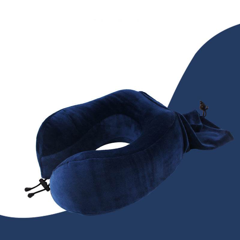Memory Foam Portable Travel Airplane Pillow - Mubimart