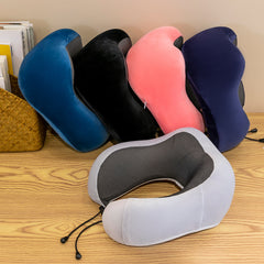 Memory Foam U-shaped Pillow Travel Cervical Pillow - Mubimart - Travel Pillow 