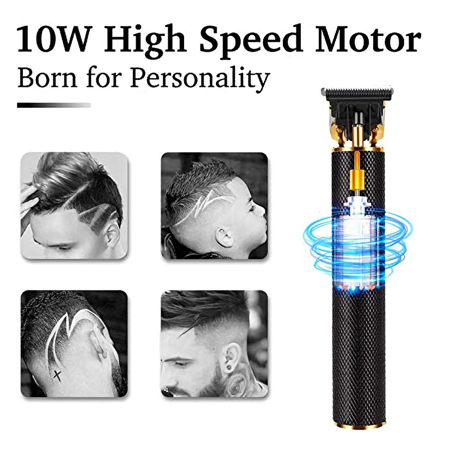 Men Hair Clippers, Professional Outliner Hair Trimmer Cordless, Mens Beard Trimmer, Wireless Hair Cutting Kit for Barbers, USB Rechargeable, Black and Gold Amazon Platform Banned - Mubimart -  